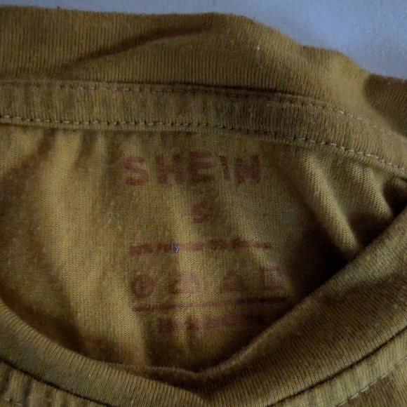 🛍️4 For $15🛍️ SHEIN Brown Cowboy Graphic Short Sleeve Tee - Picture 2 of 4